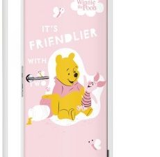 It’s friendlier with two, Winnie the Pooh, Παιδικά, Αυτοκόλλητα πόρτας, 60 x 170 εκ.
