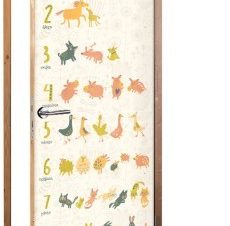 Αριθμητήριο, Παιδικά, Αυτοκόλλητα πόρτας, 60 x 170 εκ.